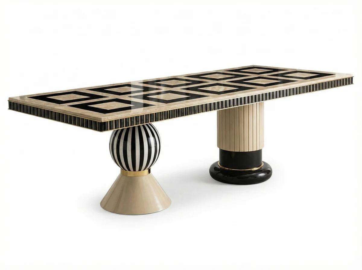 Click to view full screen Teal Leaf Bone Inlay Round Coffee Table